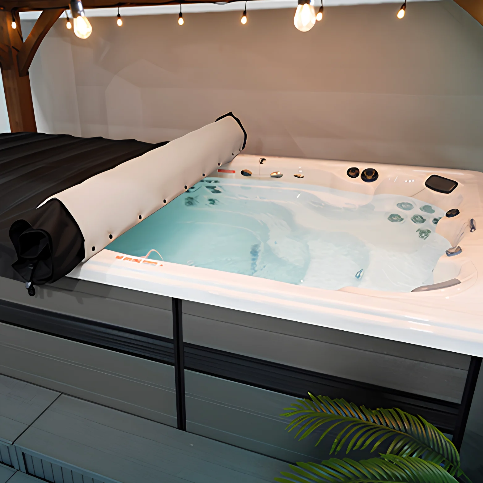 Master Spa - AXCVR17 - Axis Spa Cover 17' x 8' for H2X Trainer 17 and Michael Phelps Momentum Spas - Image 3