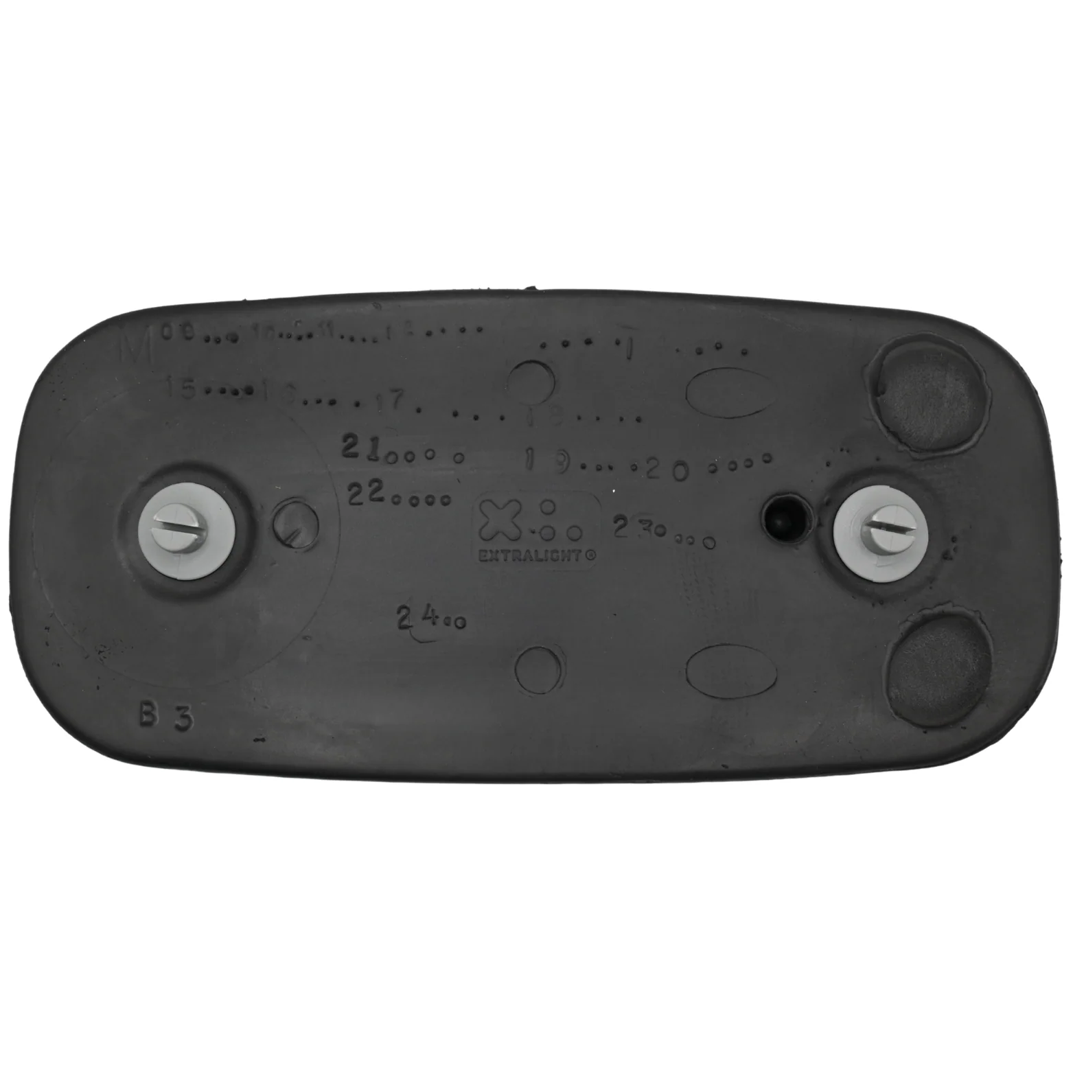 X540720 - Pillow, Generic Charcoal Flat with Receptacles - Image 2