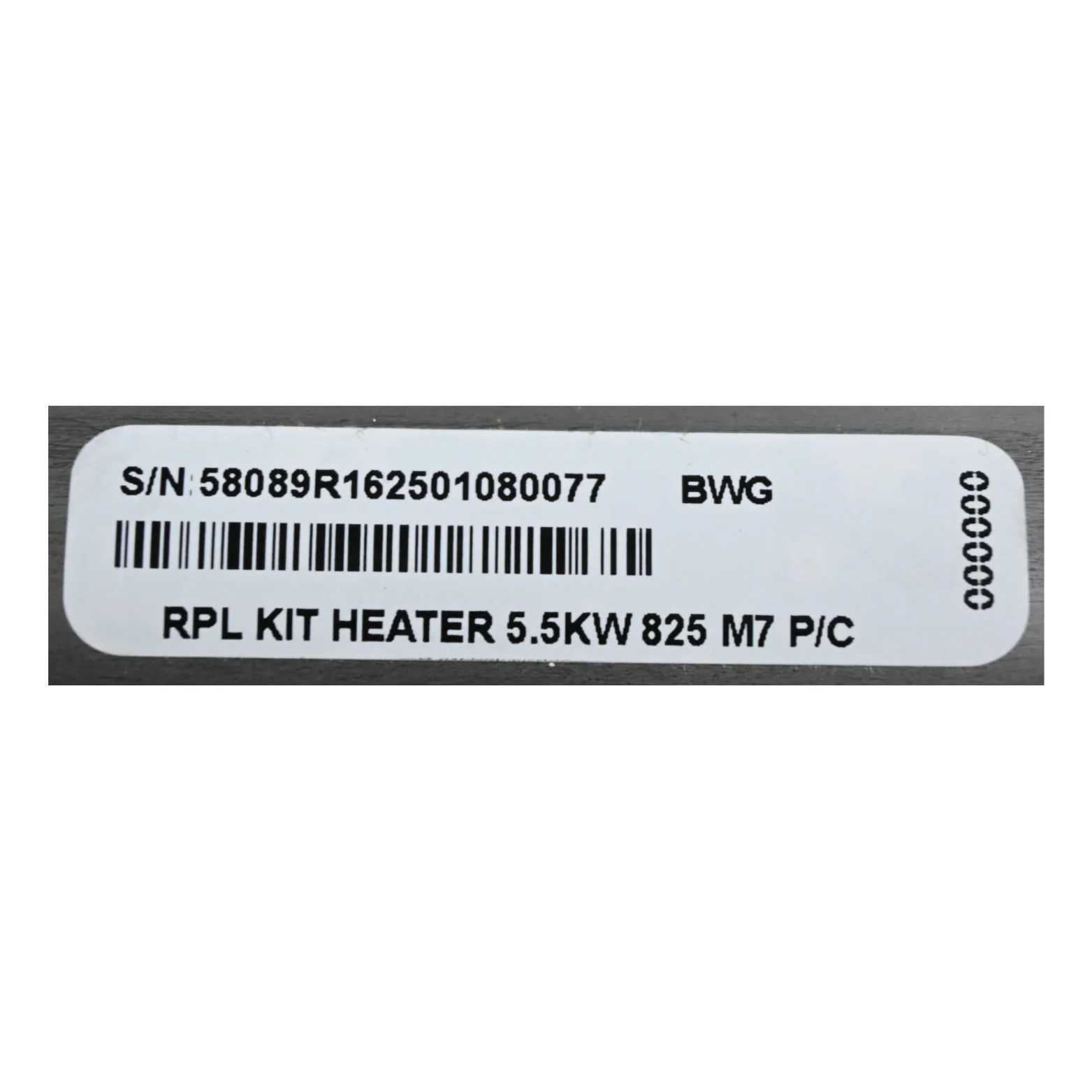 X300942 - Heater Assembly, 5.5KW 825 with Cord - Image 3
