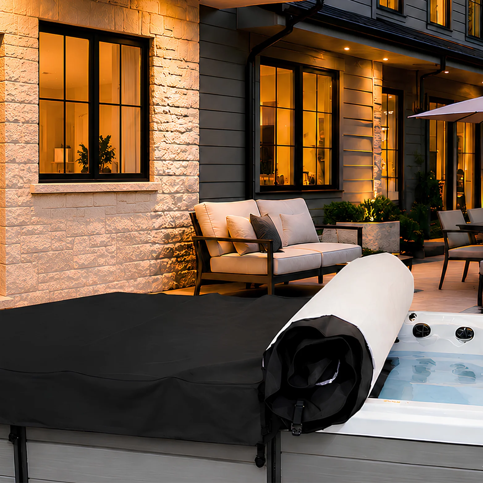 Master Spa - AXCVR11 - Axis Spa Cover 11' x 8' for H2X Therapool Spas