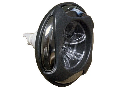 Master Spa - X284618 - 5 inch Waterway LED Power Storm Rifled Threaded DSG Stainless Steel Clear Jet