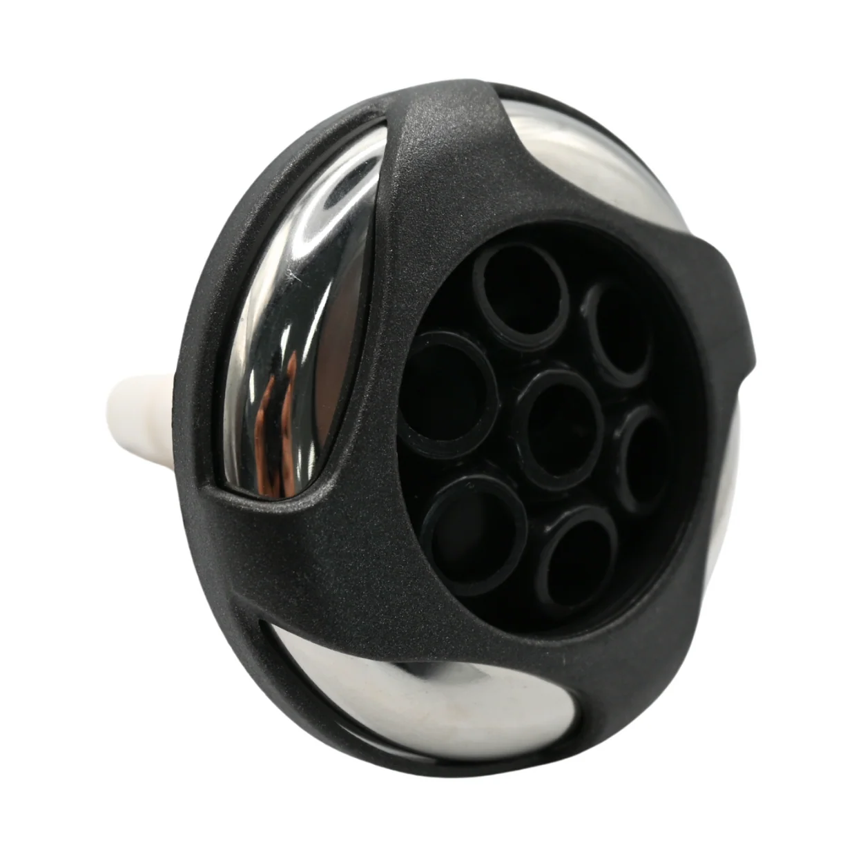 X284706 - Jet, Threaded Poly-Storm Massage DSG Stainless Steel Black