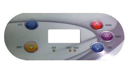 Master Spa - X509047 - Spa Overlay - Twilight, 1 Pump, 5 Button Overlay