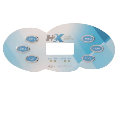 Master Spa - X509097 - H2X Spa End Overlay for MP30 Panel