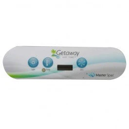 Master Spa - X509127 - 1 Pump Overlay for Getaway Series