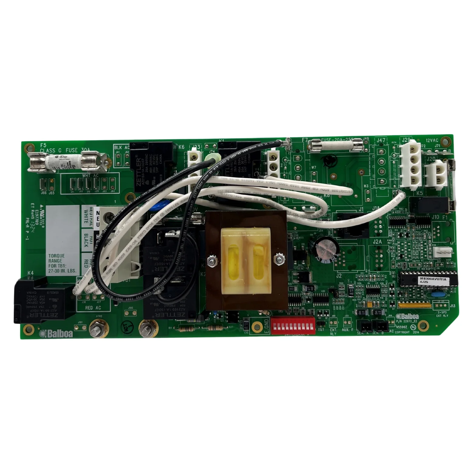 X800500 - Circuit Board, Balboa Equipment MS 300 AVU PC Board