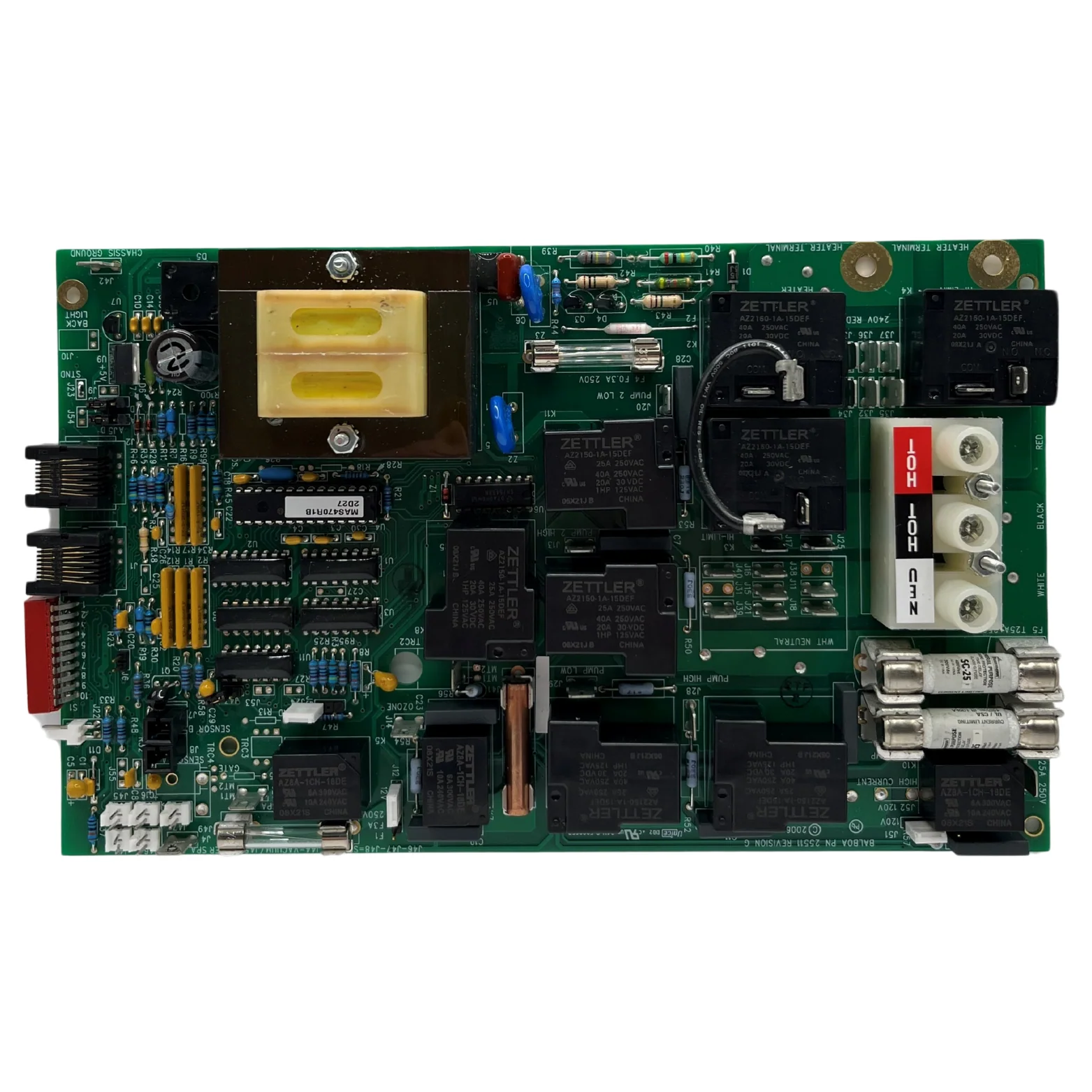 X800760 - Circuit Board, Balboa Equipment MAS470 PC Board - Image 2