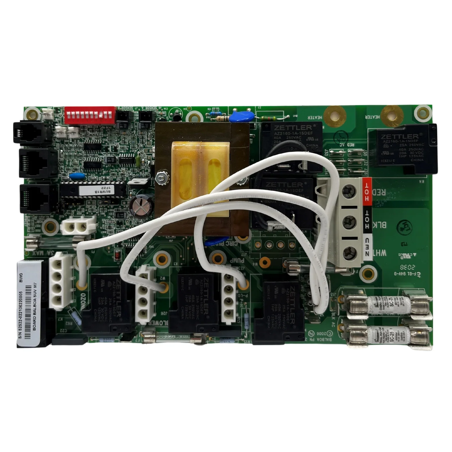 X800965 - Circuit Board, Balboa Equipment SUV MAS260 PC Board - Image 2