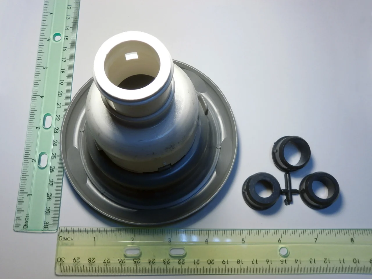 No Longer Available - Master Spa - X284365 - 5 inch Grey Scalloped Whirlpool Jet - Image 3