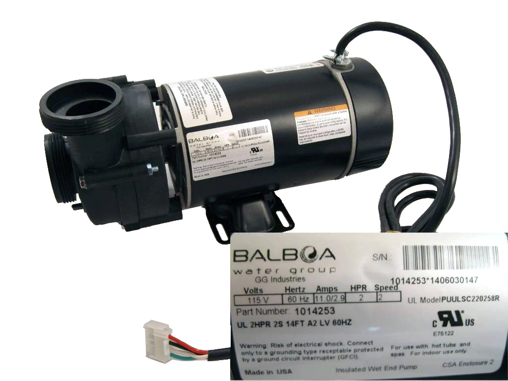 No Longer Available - X320379 - Spa Pump - 11 Amp 2 Speed 120V